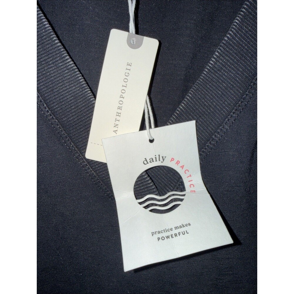 Antropologie Daily Practice Black Tank Top Size XL Woman’s - Picture 2 of 6